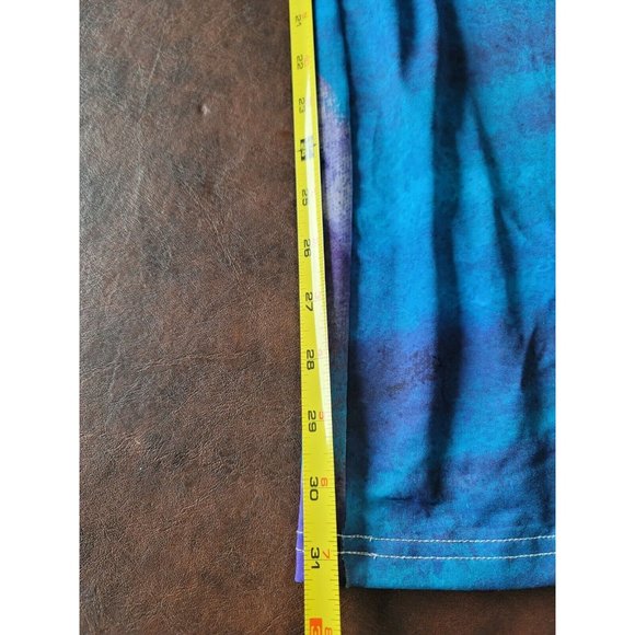 Women's Blue and Purple Tie-Dye Pajama Set - Picture 11 of 12